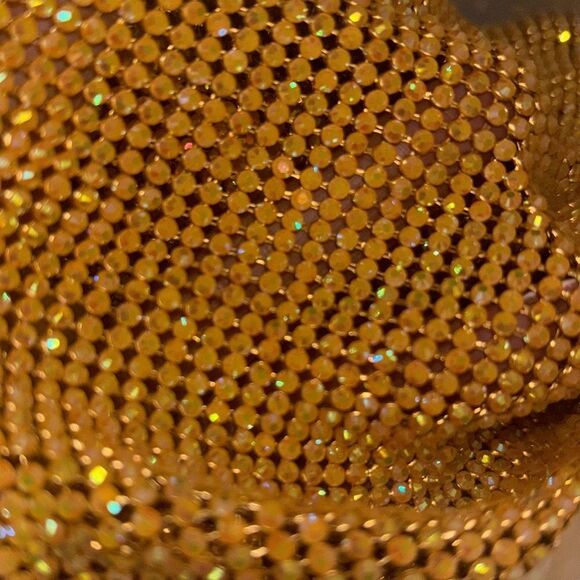 Gold Rhinestone Dress - Picture 4 of 5